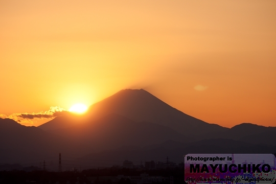 2008年最後の夕日